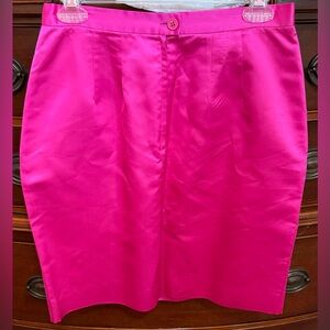 Carlisle-size10 pink satin miniskirt